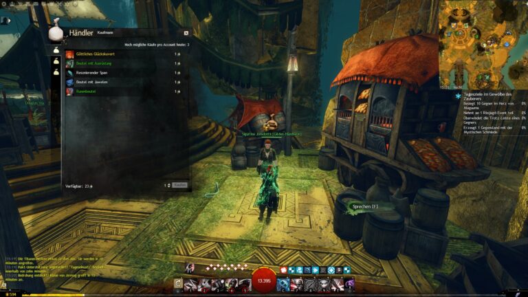 Guild Wars 2 Mondneujahr 2025 Gildenhandler Gluckskuvert